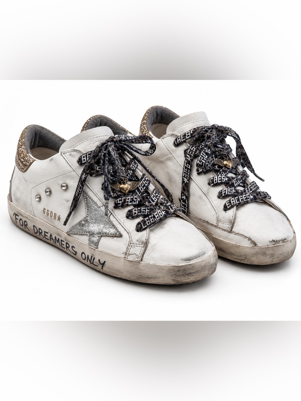 Golden Goose Super-Star White Leather Sneakers EU 36 US 6 - Picture 2 of 12